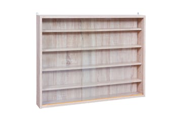Väggmonter Cestica 80 cm - Ljus Ek - Förvaring - Hylla - Bokhylla
