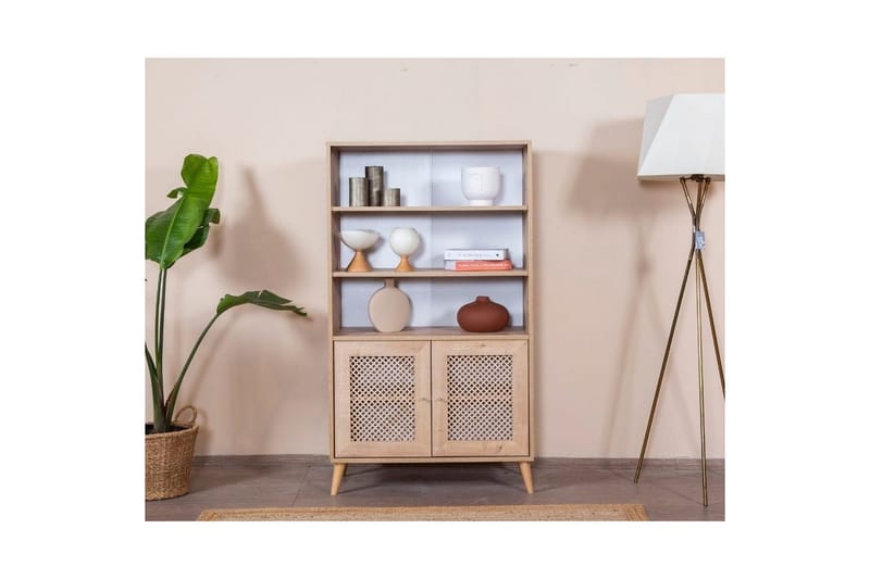 Bokhylla Velin Ek - Ek - Förvaring - Hylla - Bokhylla