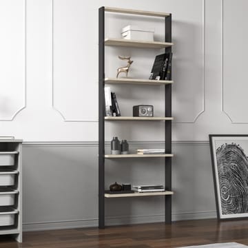 Branik Bokhylla 61x180x25 cm - Travertine och Anthracite - Förvaring - Hylla - Bokhylla