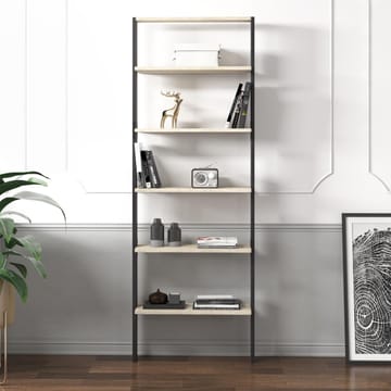 Branik Bokhylla 61x180x25 cm - Travertine och Anthracite - Förvaring - Hylla - Bokhylla