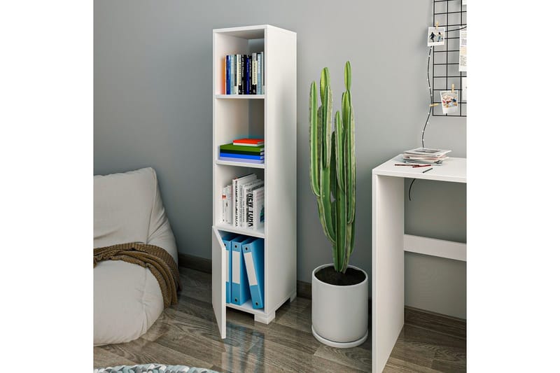 Brenn Bokhylla 31 cm - Vit - Förvaring - Hylla - Bokhylla