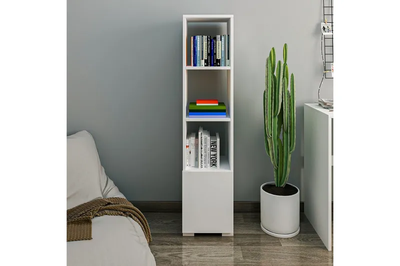 Brenn Bokhylla 31 cm - Vit - Förvaring - Hylla - Bokhylla