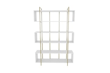 Bruti Bokhylla 120 cm - Guld/Vit - Förvaring - Hylla - Bokhylla