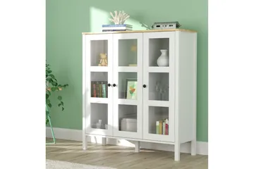 Cadrel Bokhylla 112 cm - Natur/Vit - Förvaring - Hylla - Bokhylla