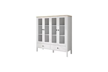 Cadrel Bokhylla 130 cm - Natur/Vit - Förvaring - Hylla - Bokhylla