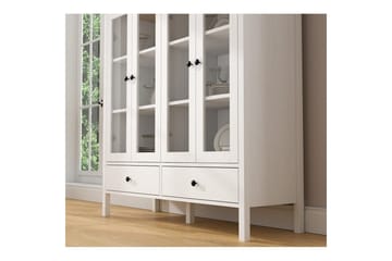 Cadrel Bokhylla 130 cm - Natur/Vit - F�örvaring - Hylla - Bokhylla