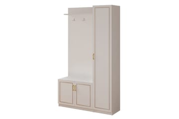 Caeton Hyllsystem 200 cm - Matt Vit - Förvaring - Skåp - Förvaringsskåp