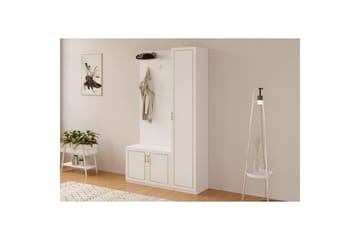 Caeton Hyllsystem 200 cm - Matt Vit - Förvaring - Skåp - Förvaringsskåp