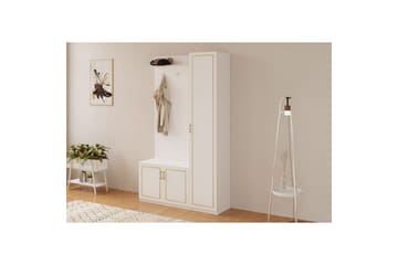 Caeton Hyllsystem 200 cm - Matt Vit - Förvaring - Hylla - Hyllsystem