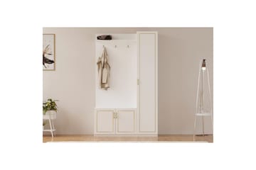 Caeton Hyllsystem 200 cm - Matt Vit - Förvaring - Hylla - Hyllsystem