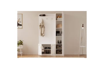 Caeton Hyllsystem 200 cm - Matt Vit - Förvaring - Hylla - Hyllsystem