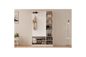 Caeton Hyllsystem 200 cm - Matt Vit - Förvaring - Hylla - Hyllsystem