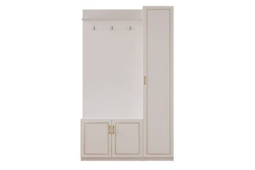 Caeton Hyllsystem 200 cm - Matt Vit - Förvaring - Hylla - Hyllsystem