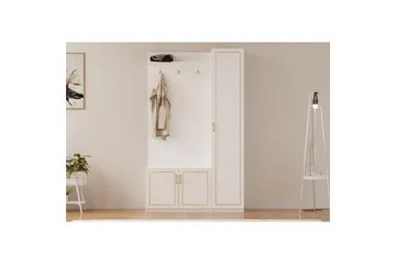 Caeton Hyllsystem 200 cm - Matt Vit - Förvaring - Hylla - Hyllsystem