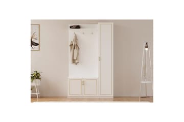 Caeton Hyllsystem 200 cm - Matt Vit - Förvaring - Skåp - Förvaringsskåp