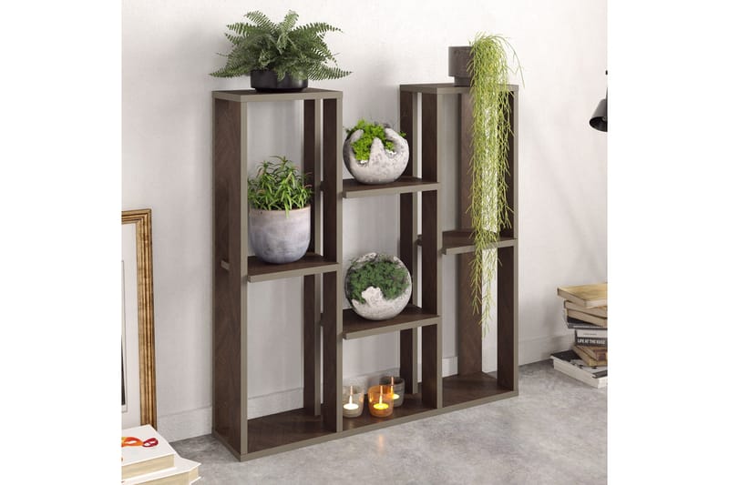 Chloemae Växtbord 90 cm - Valnöt - Förvaring - Hylla