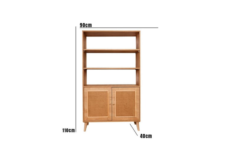 Elili Bokhylla 40 cm - Brun - Förvaring - Hylla - Bokhylla