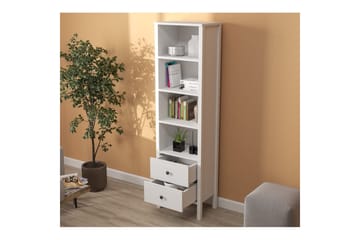 Elvan Bokhylla 50,2 cm - Natur/Vit - Förvaring - Hylla - Bokhylla