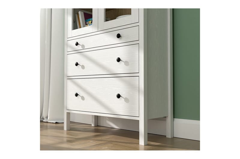 Elvan Bokhylla 83 cm - Natur/Vit - Förvaring - Hylla - Bokhylla