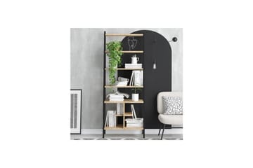 Elyros Bokhylla 64 cm - Ek/Svart - Förvaring - Hylla - Bokhylla