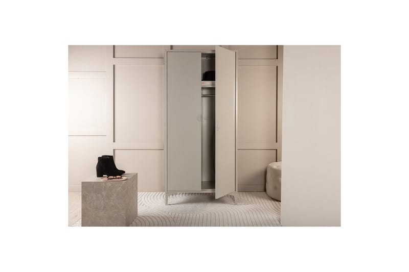 Garderob Piring - Beige - Förvaring - Hylla - Förvaringshylla - Lagerhylla