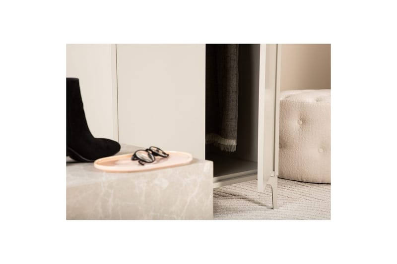 Garderob Piring - Beige - Förvaring - Hylla - Förvaringshylla - Lagerhylla