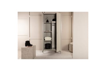 Garderob Piring - Beige - Förvaring - Hylla - Förvaringshylla - Lagerhylla