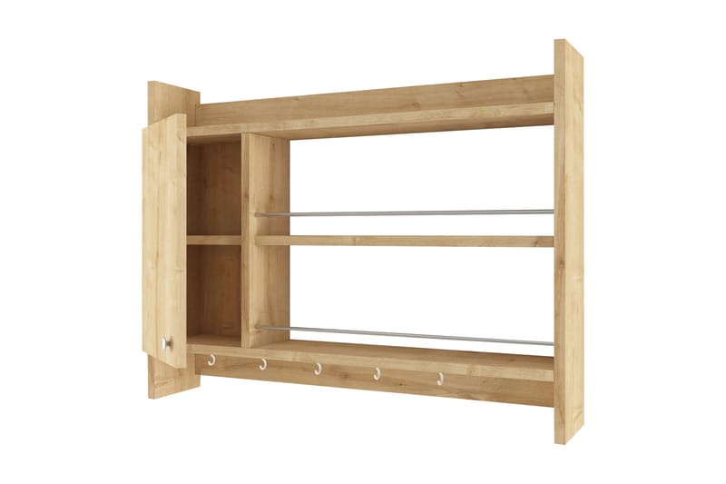 Kryddhylla Knerria 85x15 cm - Natur - Förvaring - Hylla - Förvaringshylla - Kryddhylla & kryddställ