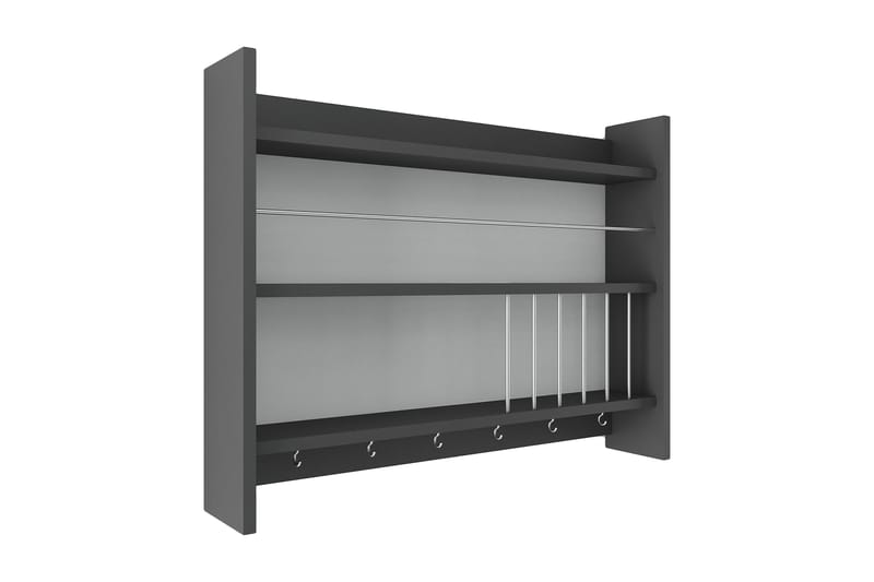 Kryddhylla Kolinia 85x15 cm - Antracit - Förvaring - Hylla - Förvaringshylla - Kryddhylla & kryddställ