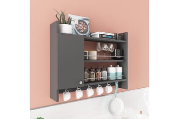 Nivillac Kryddhylla 85x15 cm - Grå - Förvaring - Hylla - Förvaringshylla - Kryddhylla & kryddställ