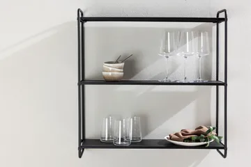 Lyon Tallrikshylla 62x18 cm - Svart - Förvaring - Hylla - Förvaringshylla - Tallrikshylla