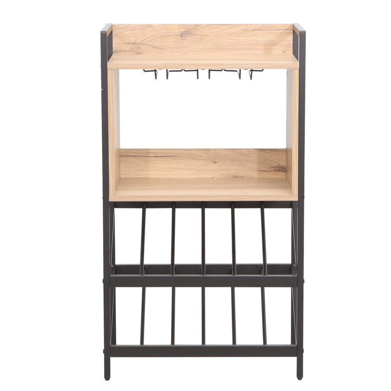 Vinställ Bjeldor Rustic melamin 51x30x90 cm - rustik - Förvaring - Hylla - Förvaringshylla - Vinställ & vinhylla