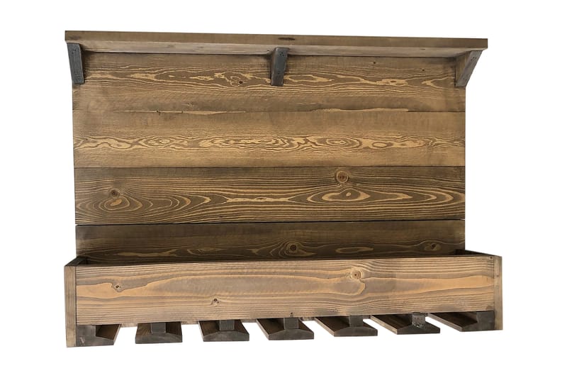 Vägghylla/Vinställ Arthur 70 cm - Trä - Vinställ & vinhylla