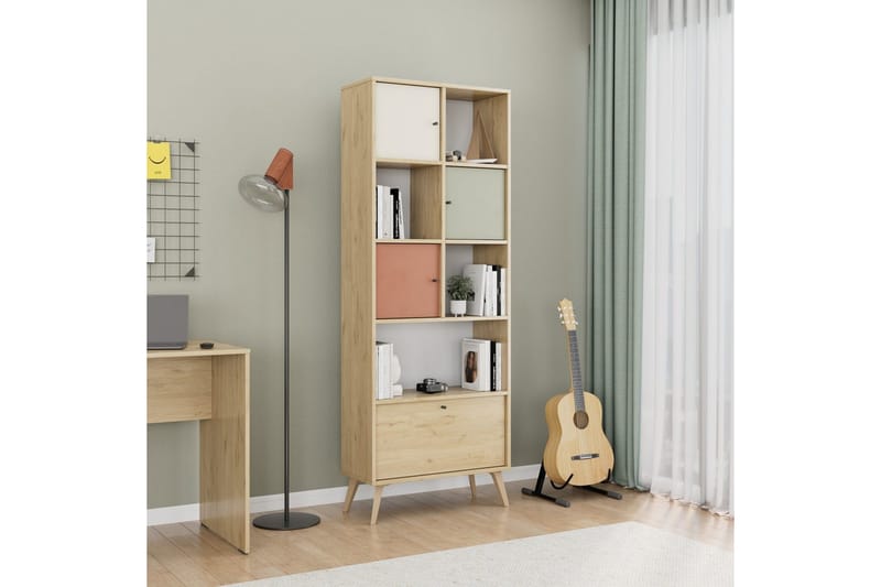 Felyra Bokhylla 67 cm - Multifärgad - Förvaring - Hylla - Bokhylla