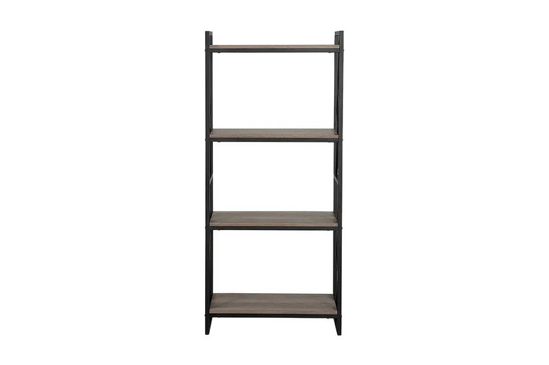 Forres Bokhylla 64 cm i Mörkt Trä, Gråbrun