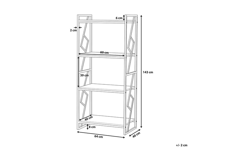 Forres Hylla 64 cm - Trä/Natur - Förvaring - Hylla - Bokhylla
