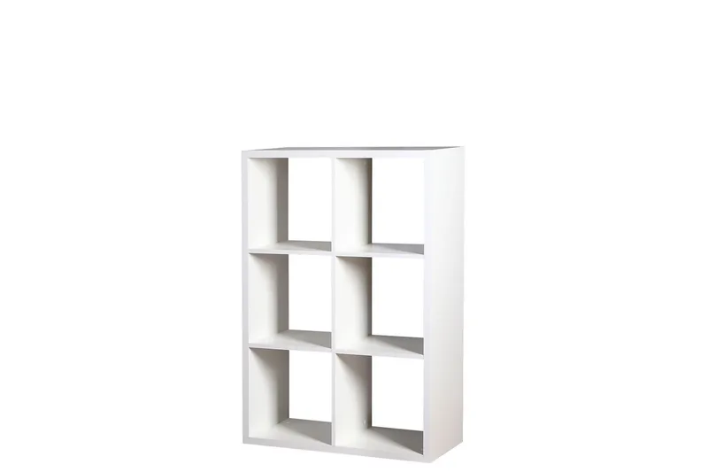 Franzine Bokhylla 77 cm i Målat Trä, Vit