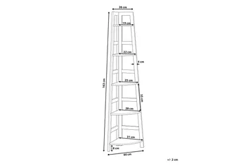 Bexley Hylla 44 cm - Trä/Natur - Förvaring - Hylla - Hörnhylla