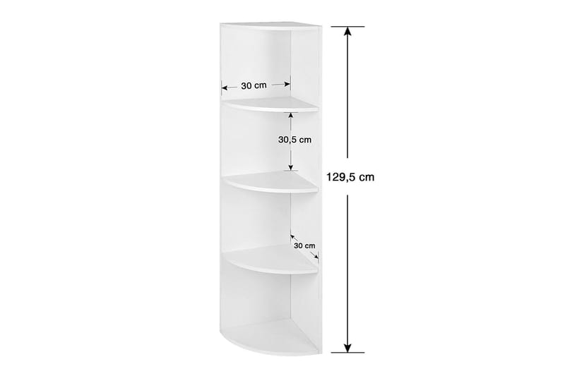 Hörnhylla Emerson 130 cm - Vasagle - Hörnhylla