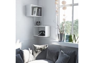 Homitis Bokhylla - Vit - Förvaring - Hylla - Hörnhylla