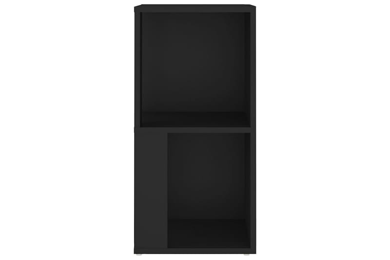 Hörnhylla svart 33x33x67 cm spånskiva - Svart - Hörnhylla