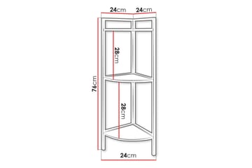 Harmani Bokhylla 24 cm - Svart - Förvaring - Hylla - Bokhylla