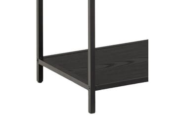 Hartsoe Bokhylla 135 cm i Metall med Träskiva - Svart - Förvaring - Hylla - Bokhylla