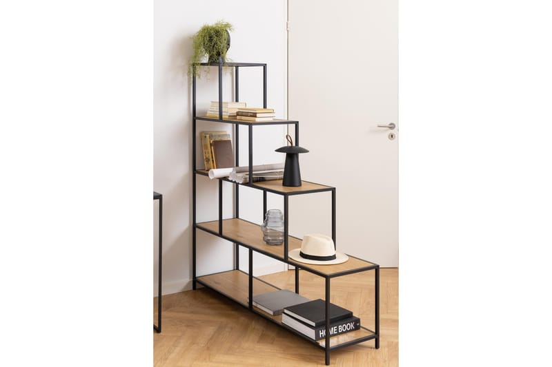 Hartsoe Bokhylla 135 cm - Natur - Förvaring - Hylla - Bokhylla