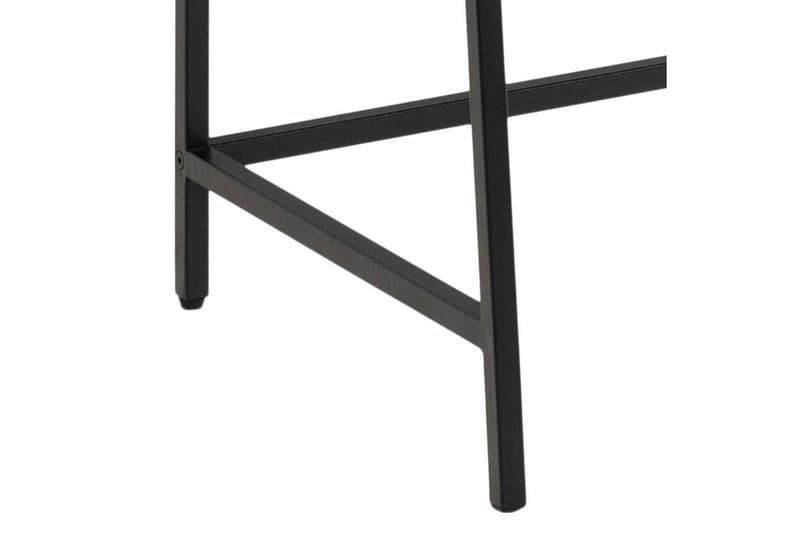 Hartsoe Bokhylla 77 cm i Metall med Träskiva - Svart|Beige - Förvaring - Hylla - Bokhylla