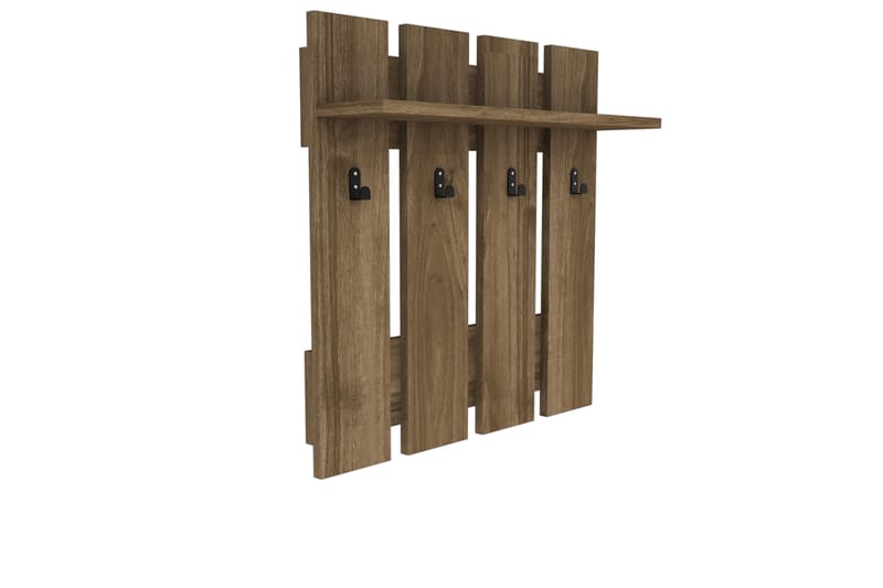 Hatthylla Carinaro 70x18 cm - Mörkbrun - Förvaring - Hylla - Hatthylla
