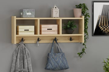 Hatthylla Neubach 76x22 cm 2 Hyllor - Blå - Förvaring - Hylla - Hatthylla