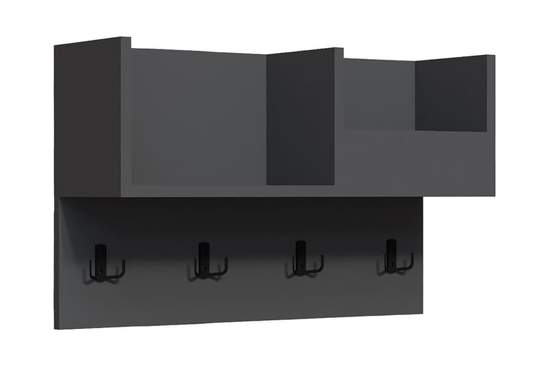 Hatthylla Sameul 72x24 cm - Antracit - Förvaring - Hylla - Hatthylla