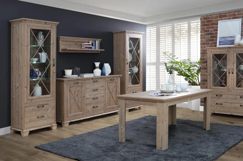 Kerrow Klädhängare 123 cm - Brun - Förvaring - Hylla - Vägghylla