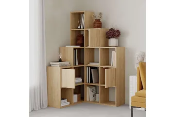 Hideo Bokhylla 150,8 cm - Brun/Ek - Förvaring - Hylla - Bokhylla